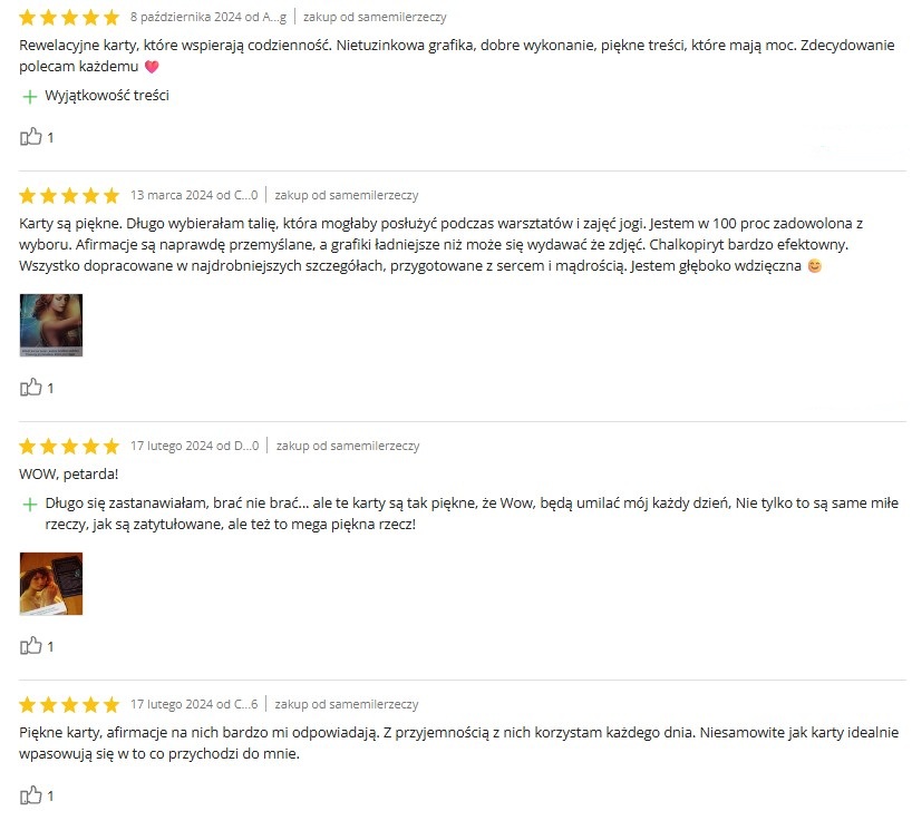 Karty afirmacyjne dla kobiet – autentyczne opinie zadowolonych klientek