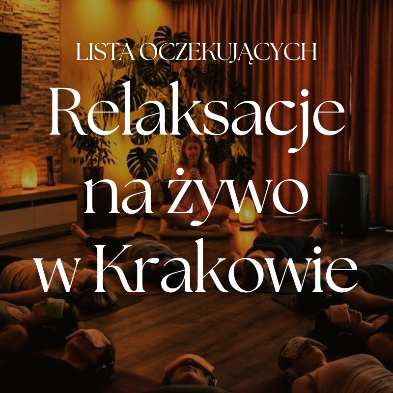 Zajęcia relaksacyjne i redukcji stresu w Krakowie zapisy Warsztaty relaksacyjne w Krakowie na żywo, zajęcia relaksacji, sesje relaksacji w Krakowie - Kasia Zegar z Same Miłe Rzeczy Podcast